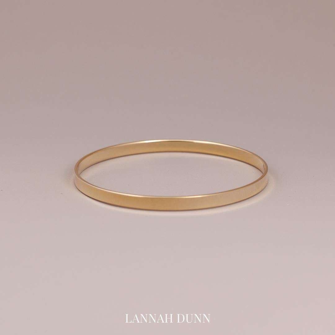 LD Scoop solid 9ct yellow gold, round