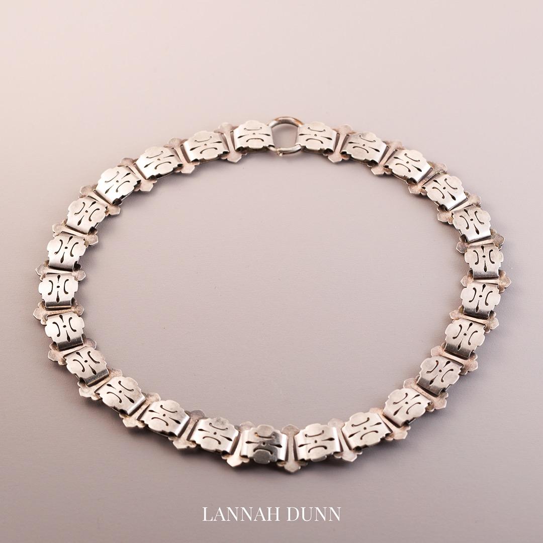 Antique Silver collar chain
