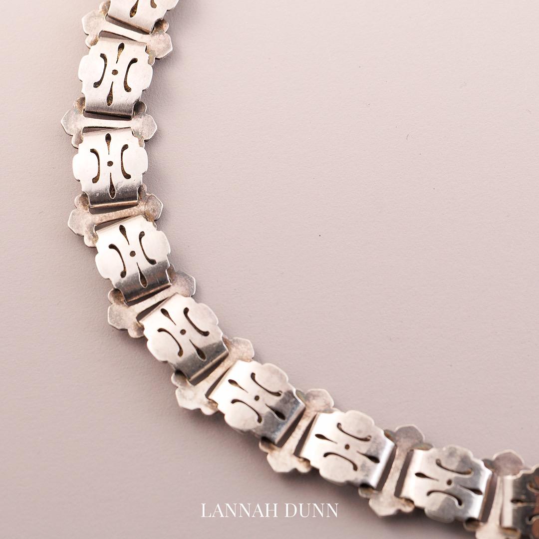 Antique Silver collar chain