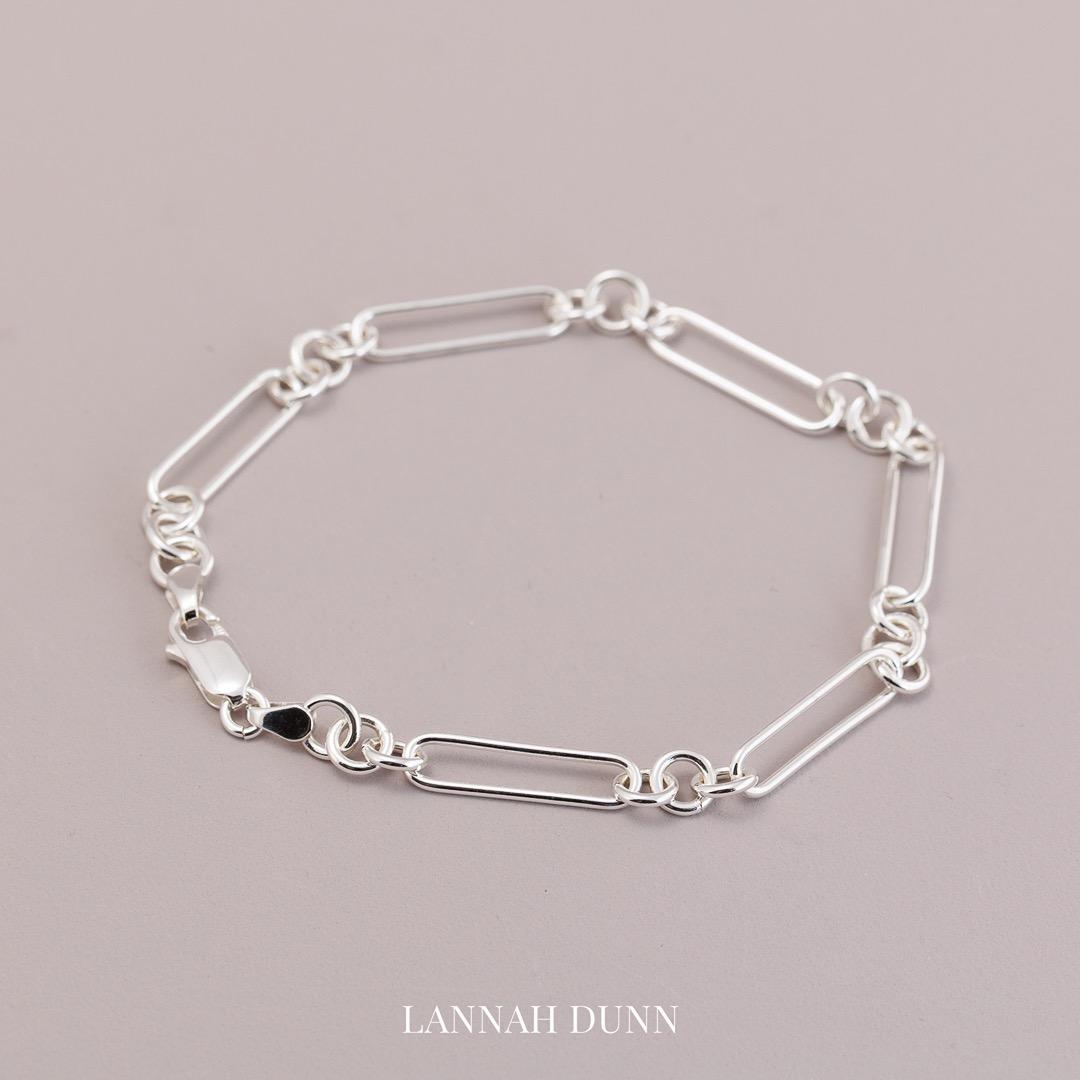 Sterling silver LD Stirrup 2 bracelet