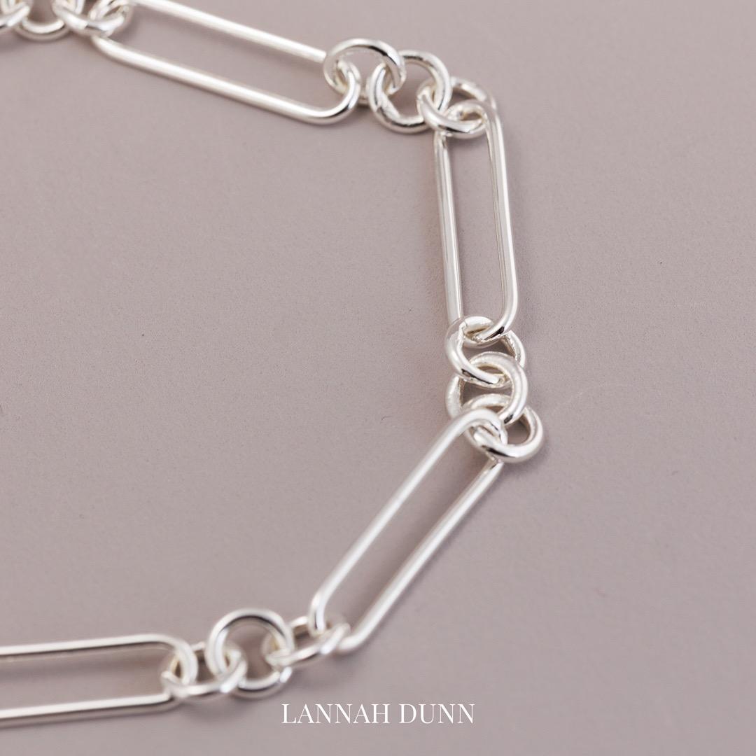 Sterling silver LD Stirrup 2 bracelet