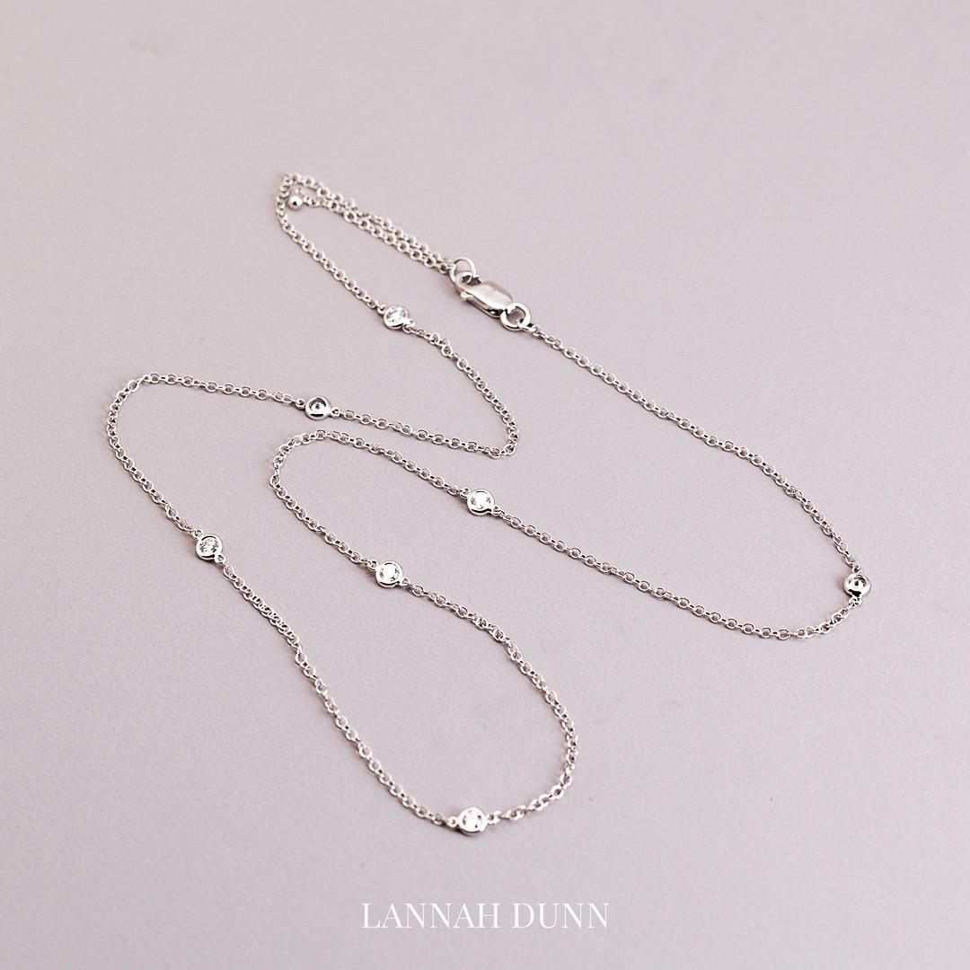 White Gold LD Spacer chain