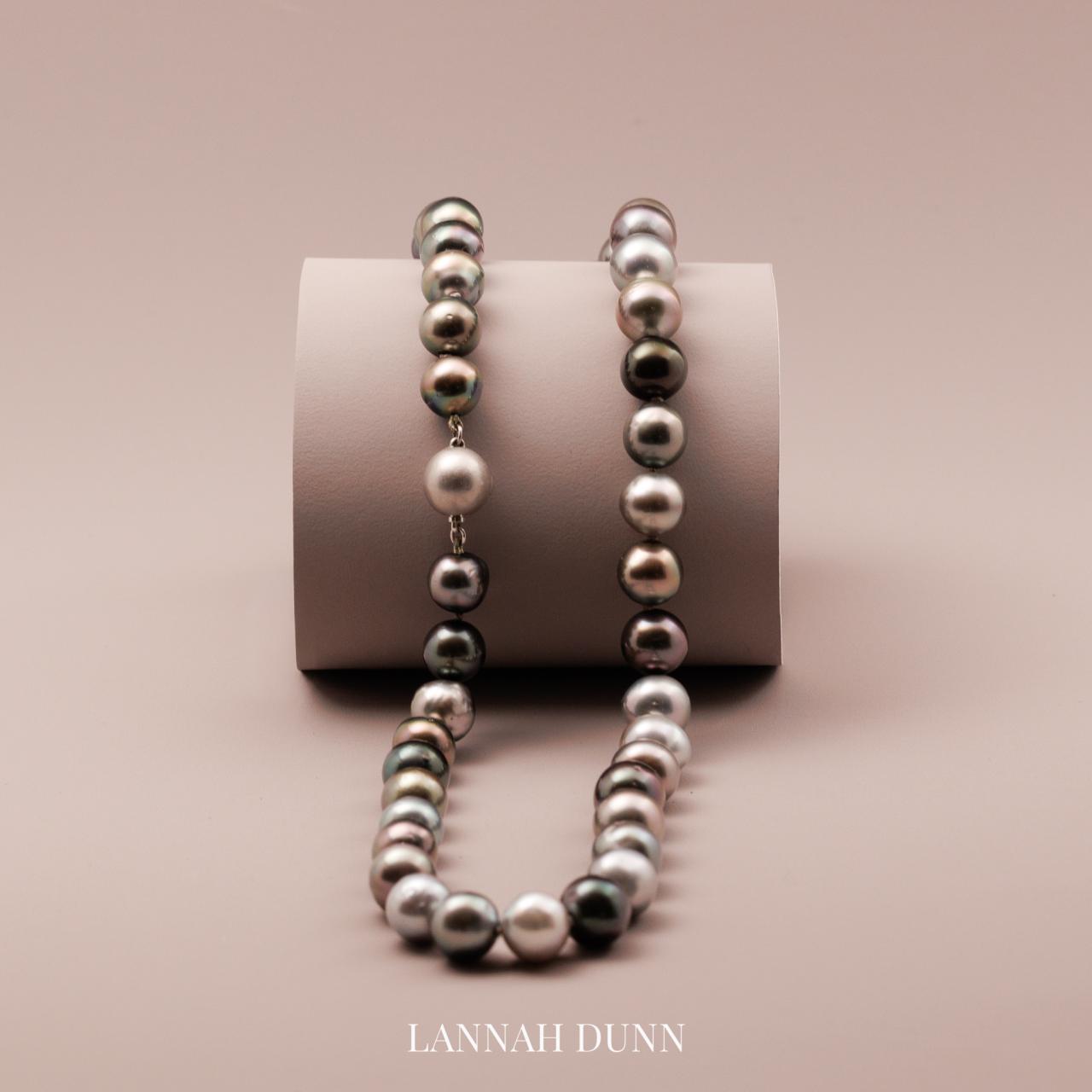 Tahitian pearl strand necklace