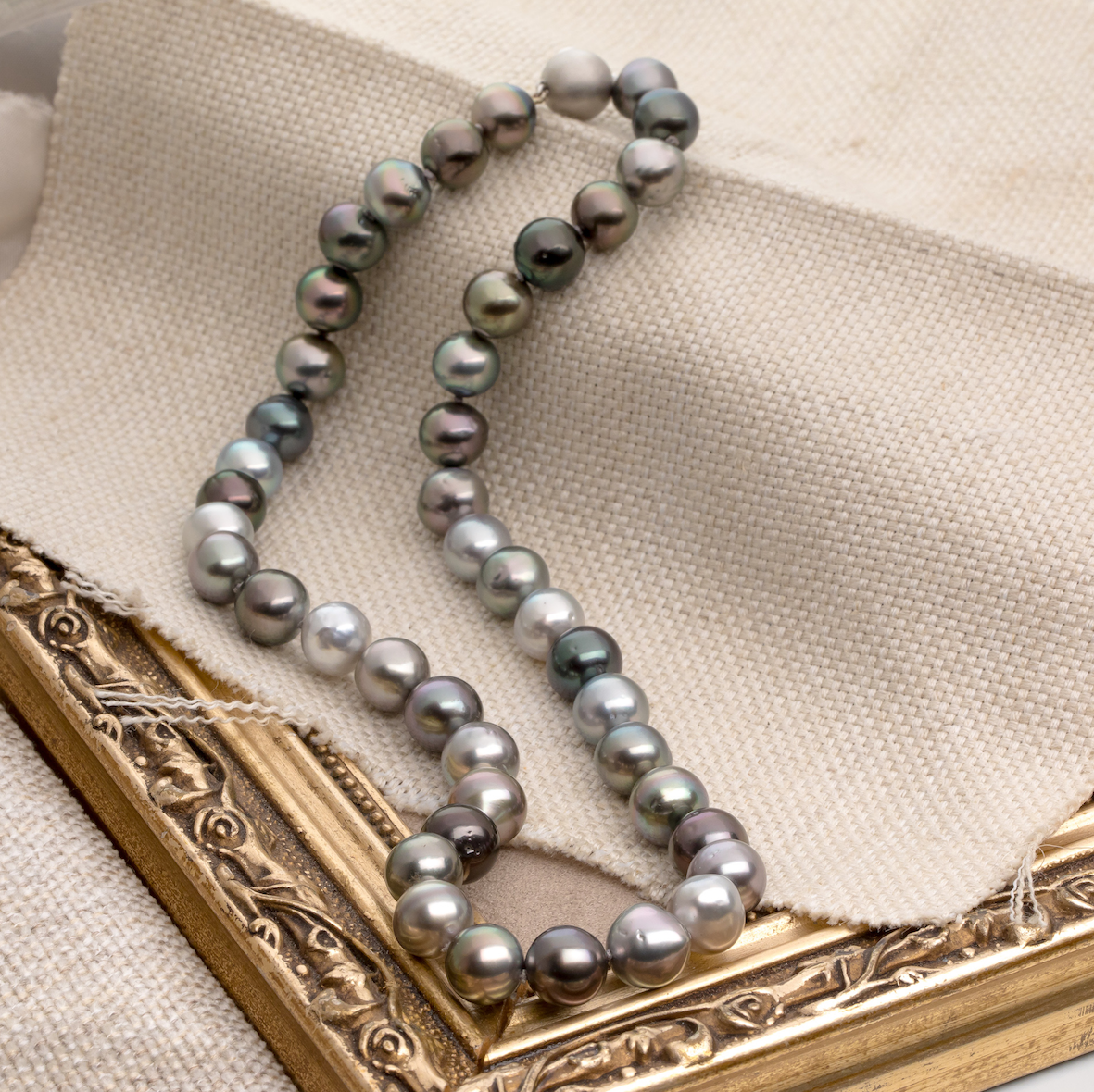 Tahitian pearl strand necklace