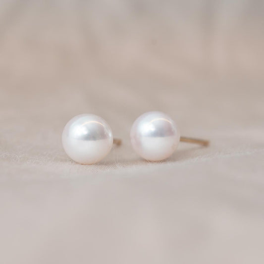 7/7.5mm Akoya pearl studs 7/7.5mm Akoya pearl studs