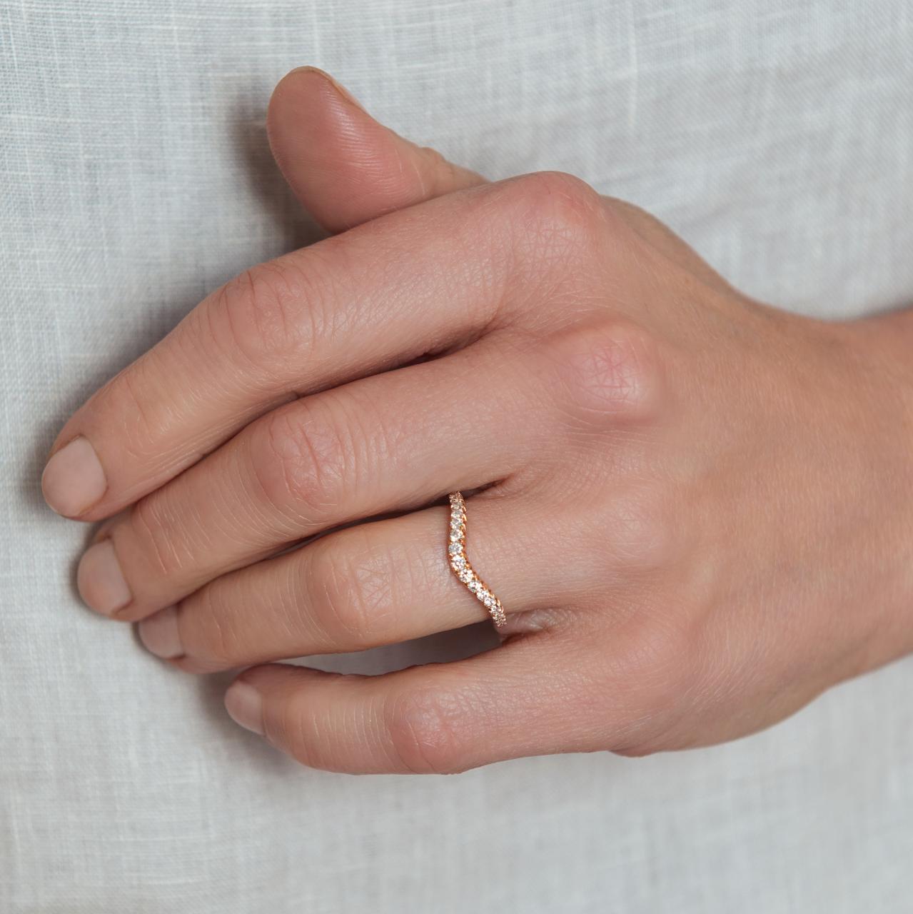 Grandi huggie, rose gold