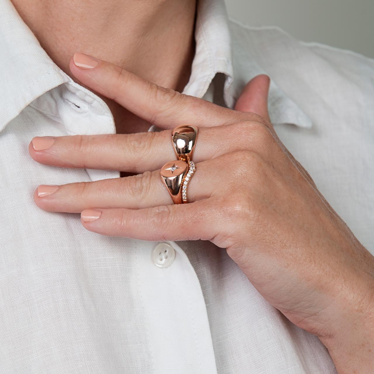 LD Signature Star Monogram Ring