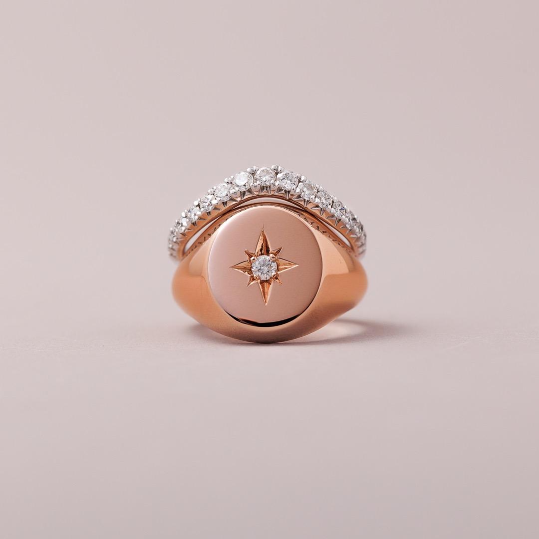 LD Signature Star Monogram Ring