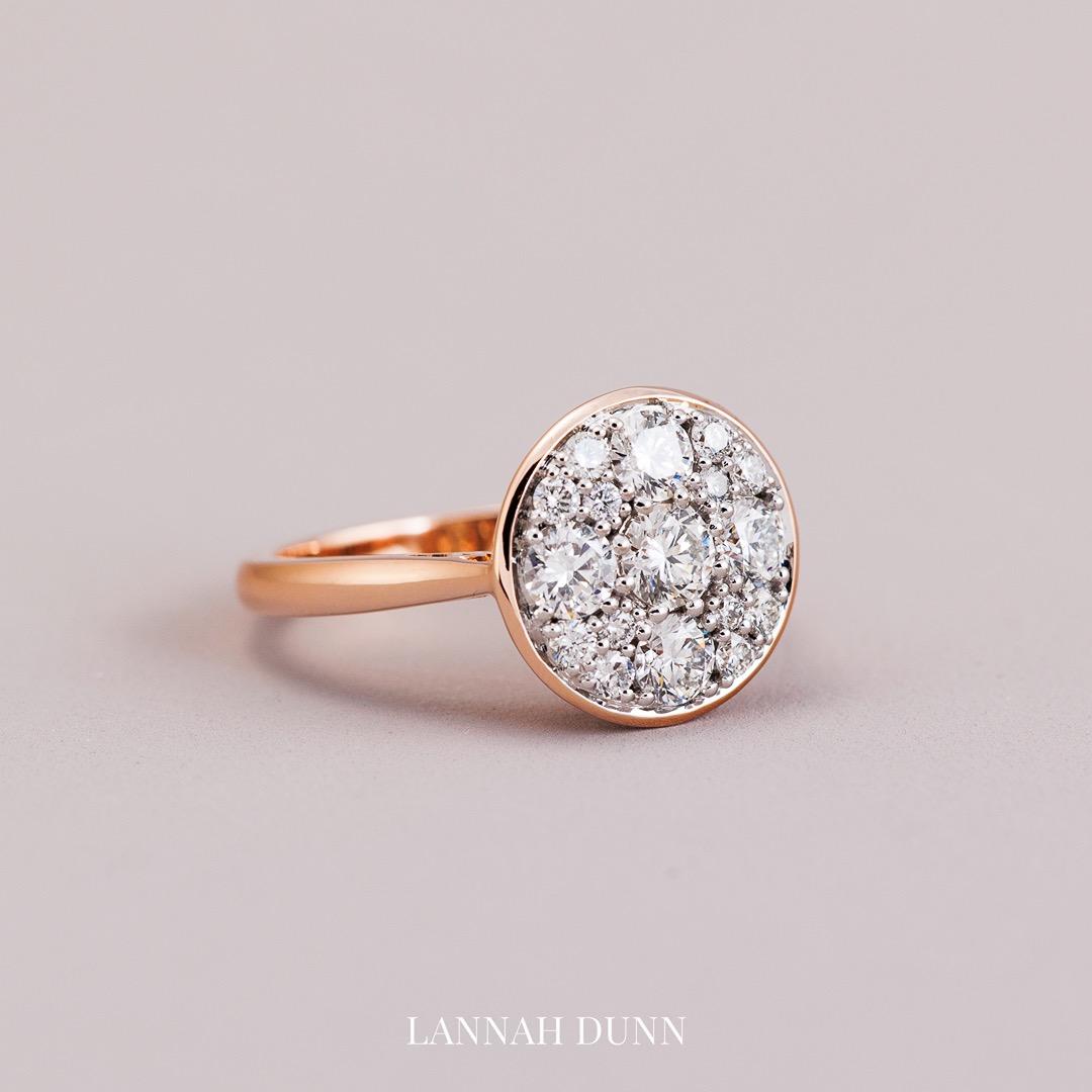 Bridie Ring, Platinum & 18ct yellow