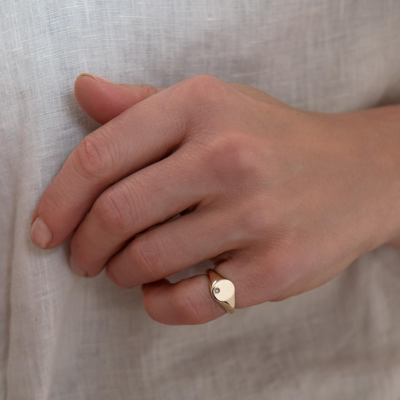 Signature LD Women’s Mini Monogram Ring