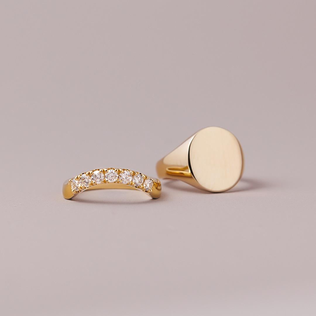 CLASSIC 2.0 DIAMOND HUGGIE RING, 18CT GOLD