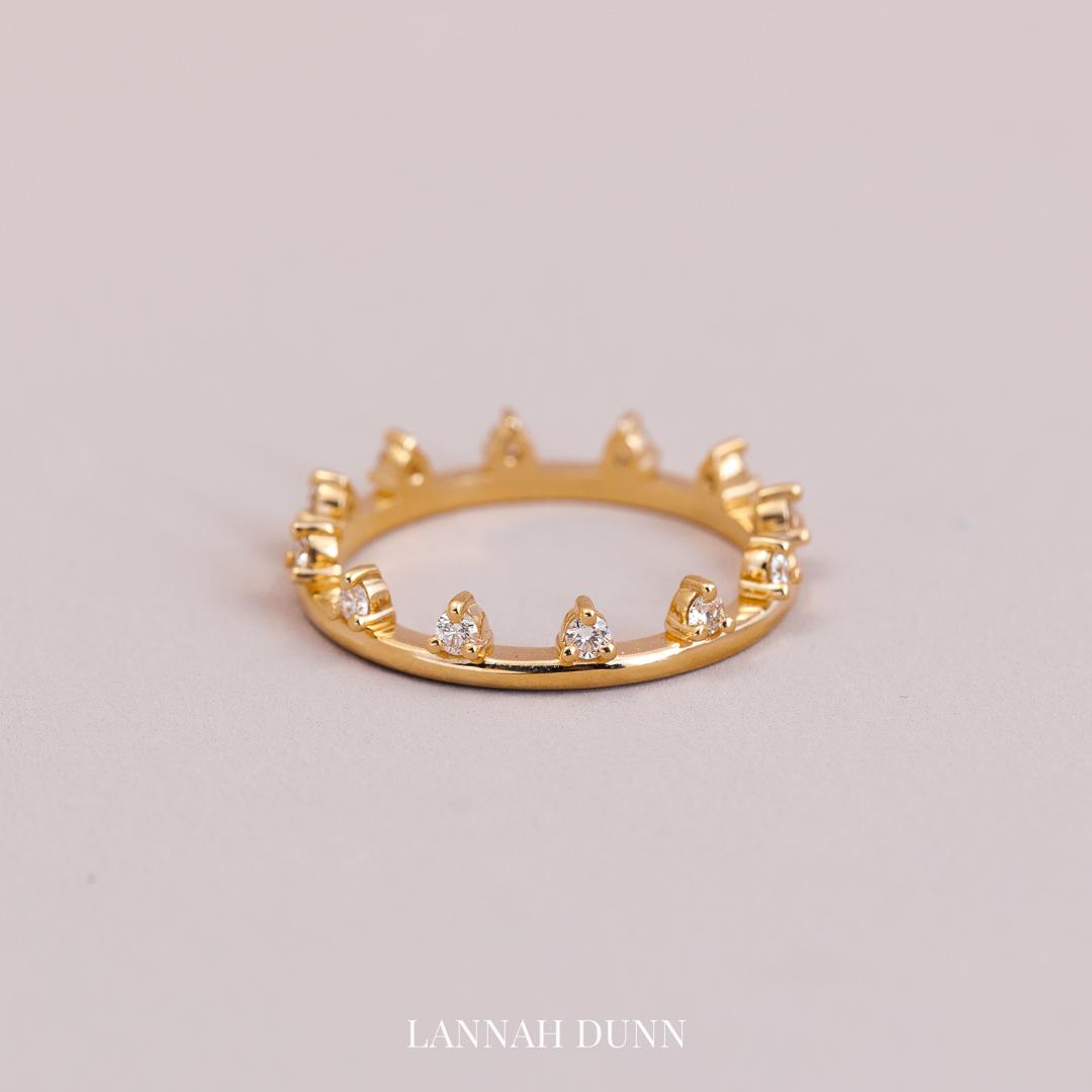 LD Diamond Crown Ring