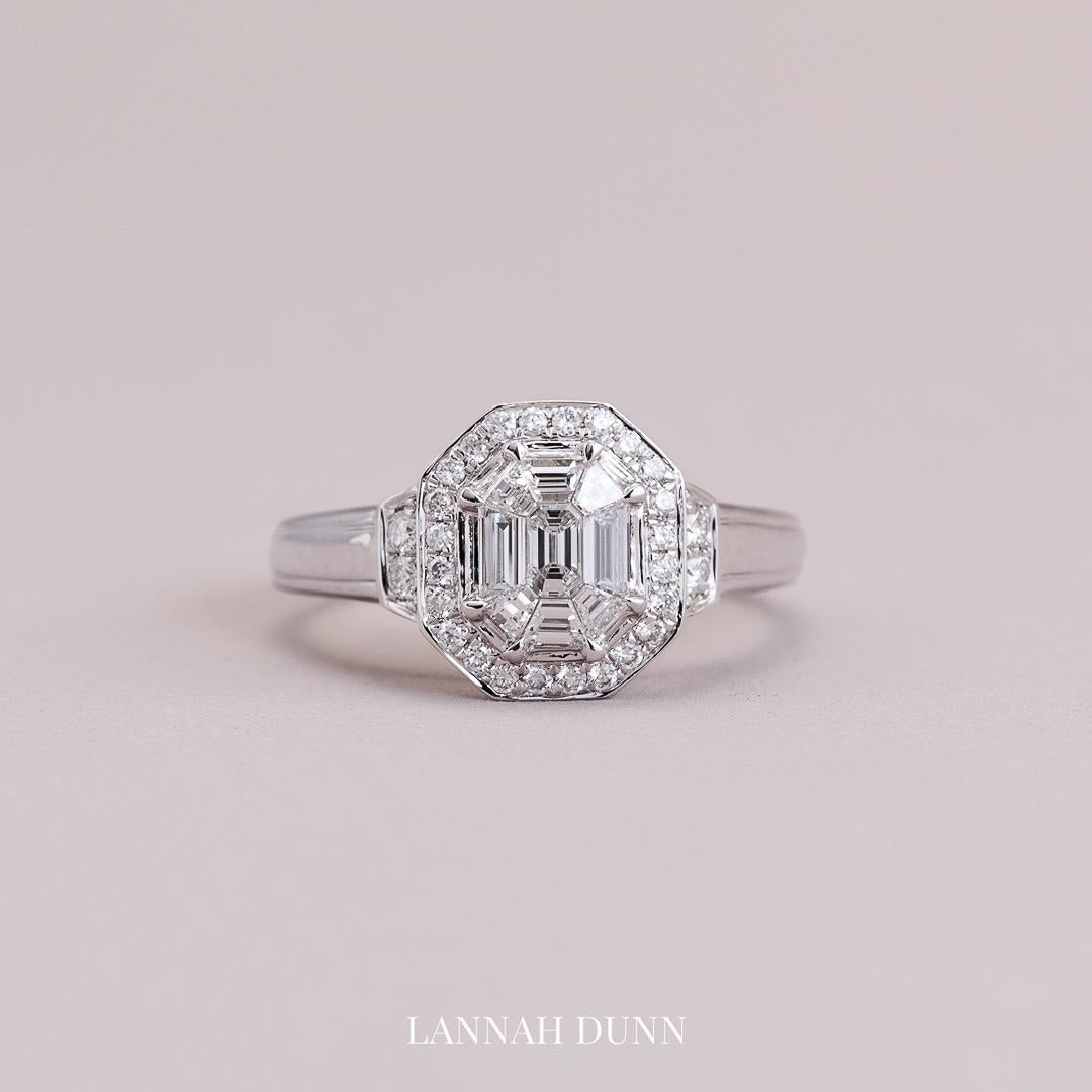 Art Deco style dress ring