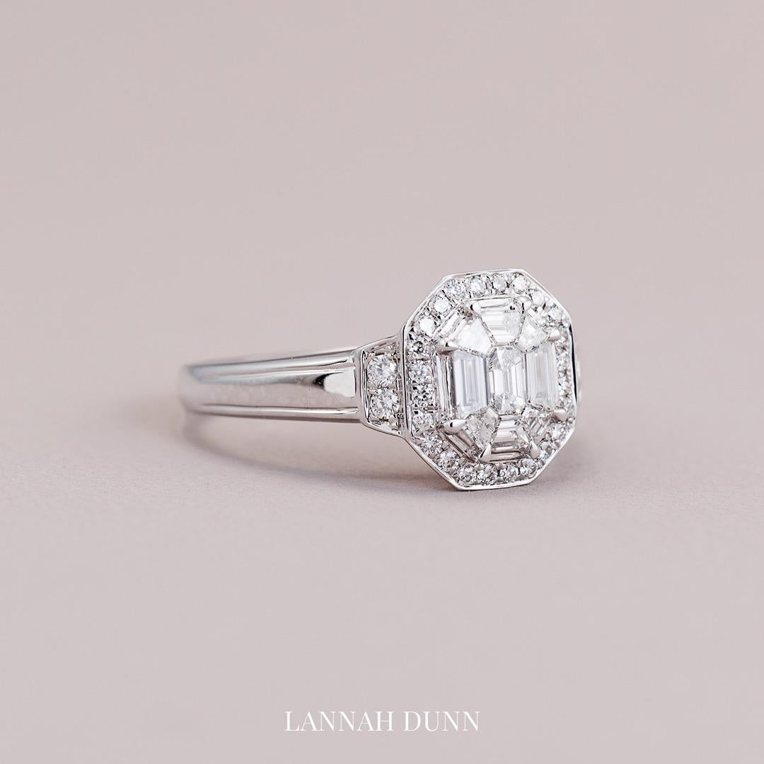 Art Deco style dress ring