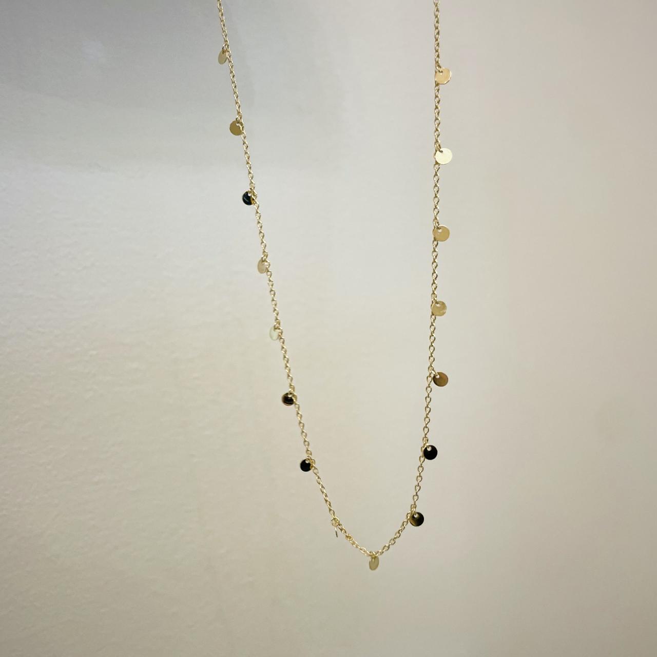 LD droplet necklace in Yellow